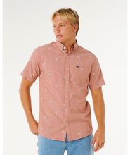 Load image into Gallery viewer, Rip Curl Men's Skelly Breach SS Collar/Button Shirt

