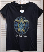 Load image into Gallery viewer, Sherry Decorative Turtle Circle Ladies SST
