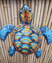 Load image into Gallery viewer, American Gift 21" Metal Wall Hanging Turtle
