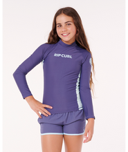 Load image into Gallery viewer, Rip Curl Girls Classic Surf LS Rash Guard
