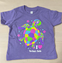 Load image into Gallery viewer, Sherry I Love Vero Beach Puff Turtle Toddler SST
