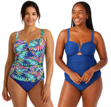Load image into Gallery viewer, Swimsuit Station Womens Keyhole Tankini Set
