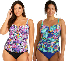 Load image into Gallery viewer, Swimsuit Station Womens Keyhole Tankini Set
