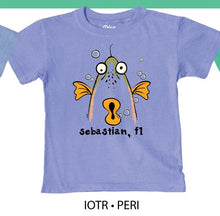 Load image into Gallery viewer, Lakeshirts Blue 84 Fish Face Infant SS TShirt
