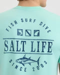 Load image into Gallery viewer, Salt Life Men's Sea to Sea SS UV50 Sunshirt

