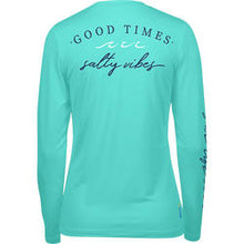Load image into Gallery viewer, Salt Life Womens Good Times Salty Vibes LS SLX
