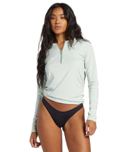 Load image into Gallery viewer, Billabong Core LS 1/2 Zip Ladies Rashguard
