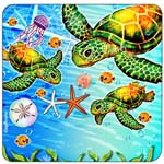 Load image into Gallery viewer, American Gift Foil Coasters

