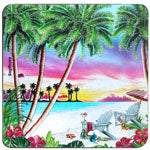 Load image into Gallery viewer, American Gift Foil Coasters
