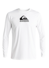 Load image into Gallery viewer, Quiksilver Men's Solid Streak Long Sleeve UPF 50 Rash Guard Surf Tee
