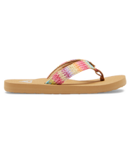 Load image into Gallery viewer, Roxy Girl's RG Porto Raffia Sandal
